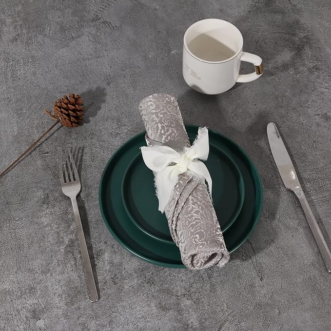 3 Rollen 4 cm x 3 m, handgefertigtes babyblaues Band zum Verpacken von Geschenken, Band mit ausgefransten Kanten zum Basteln, Dekorieren von Blumensträußen, Verpacken von Hochzeitsstoffen