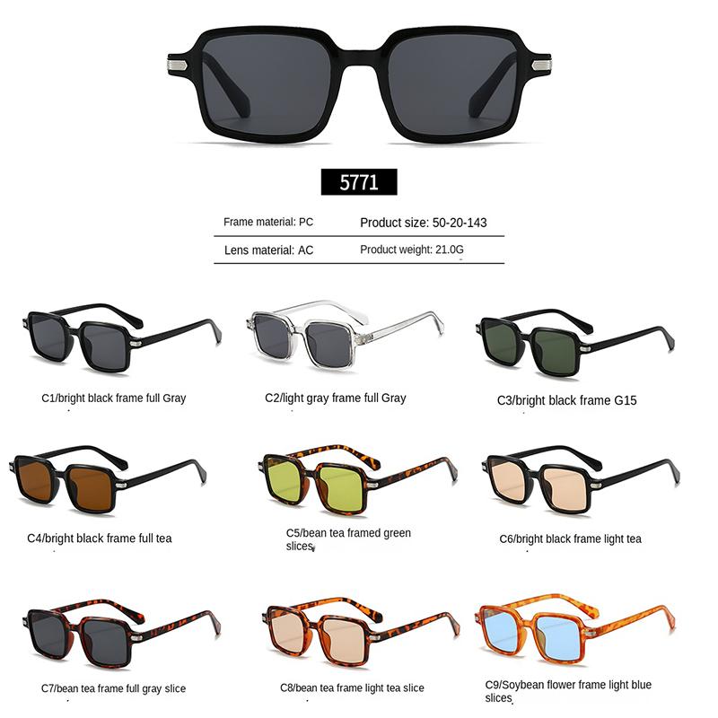 Vintage Classic Square Sunglasses Women Men Simple Brand Designer Sun Glasses Outdoor Driving Shades Lady Man Glasses UV400