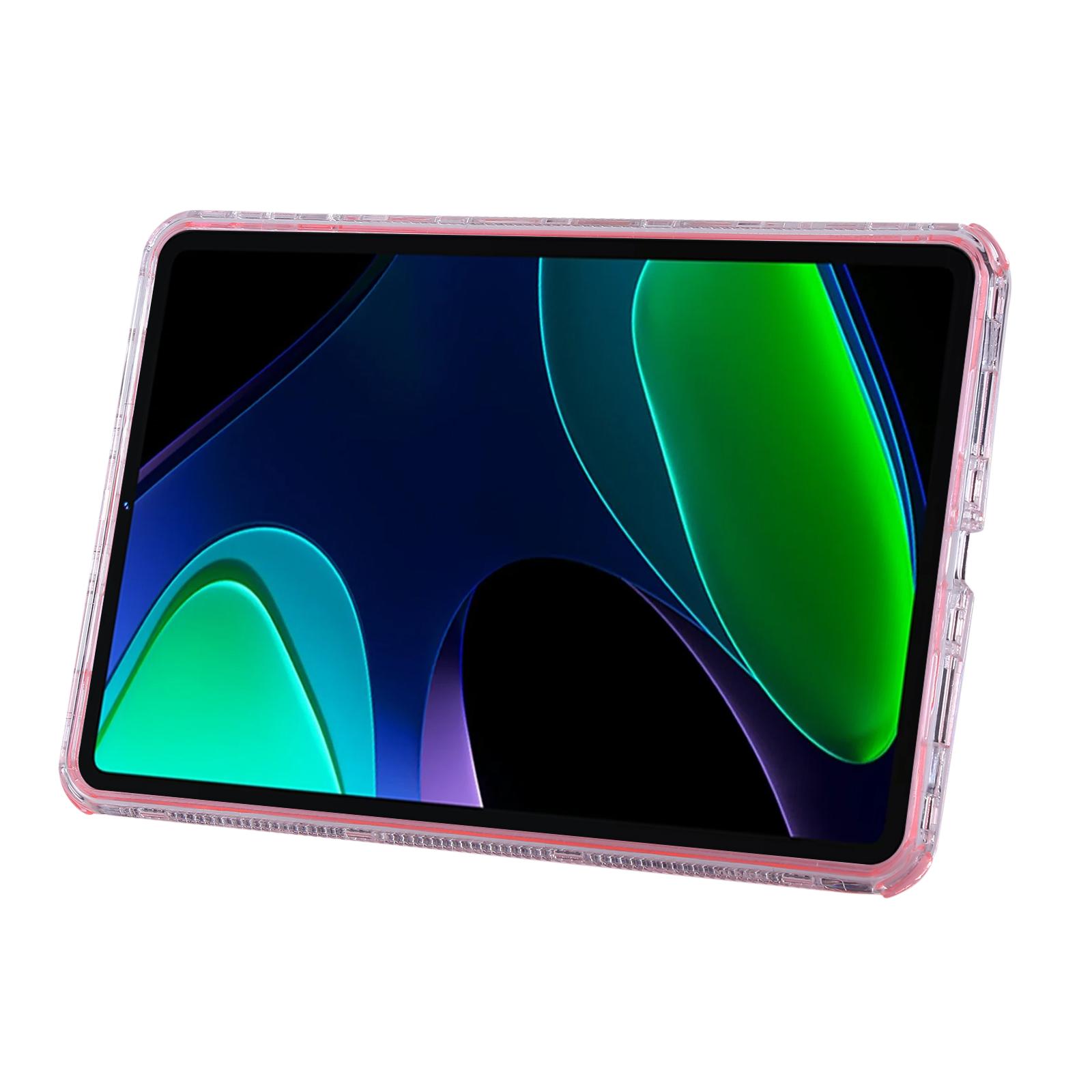 

For Xiaomi Pad 6 Clear Case 3 in 1 PC+TPU Shockproof Tablet Cover Blue