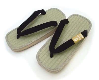 Asakusa Kimono City in opvouwbare setta maat Sponszool dagelijks gebruik of Rush schoeisel geta sandalen kimono yukata zwart [Gemaakt Japan] Heren <<LL groot>>