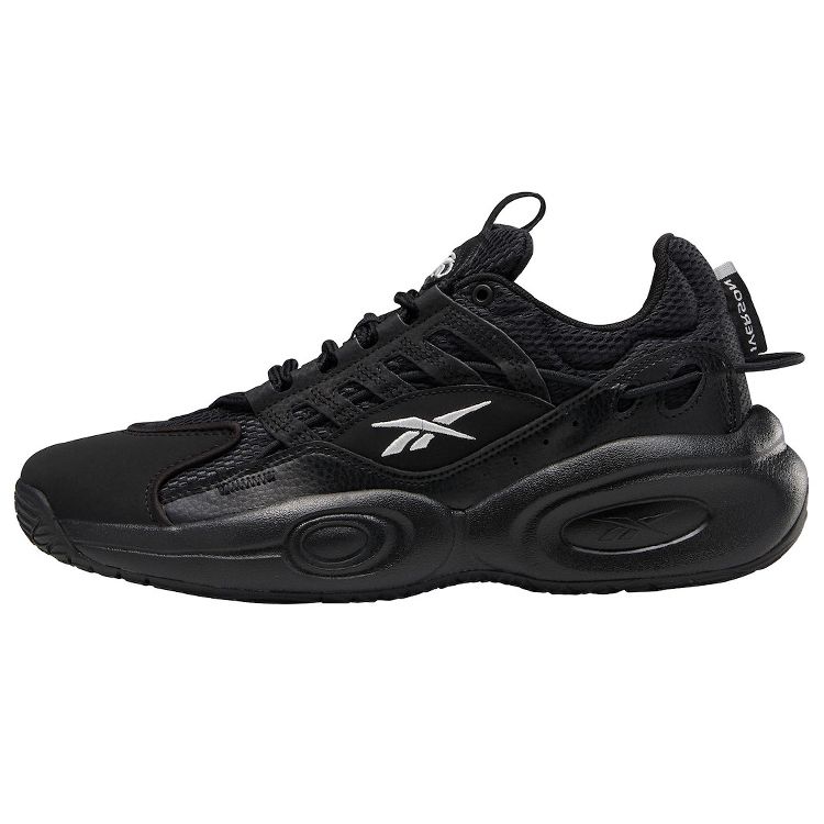 Reebok Solution Mid Mid-Top Retro Basketball Shoes Black Unisex GY0933 45.5