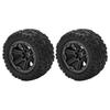 2pcs Remote Control Car Rubber Tyres with Hex Adapter for 1/8 1/10 High Speed Off Road Car Series