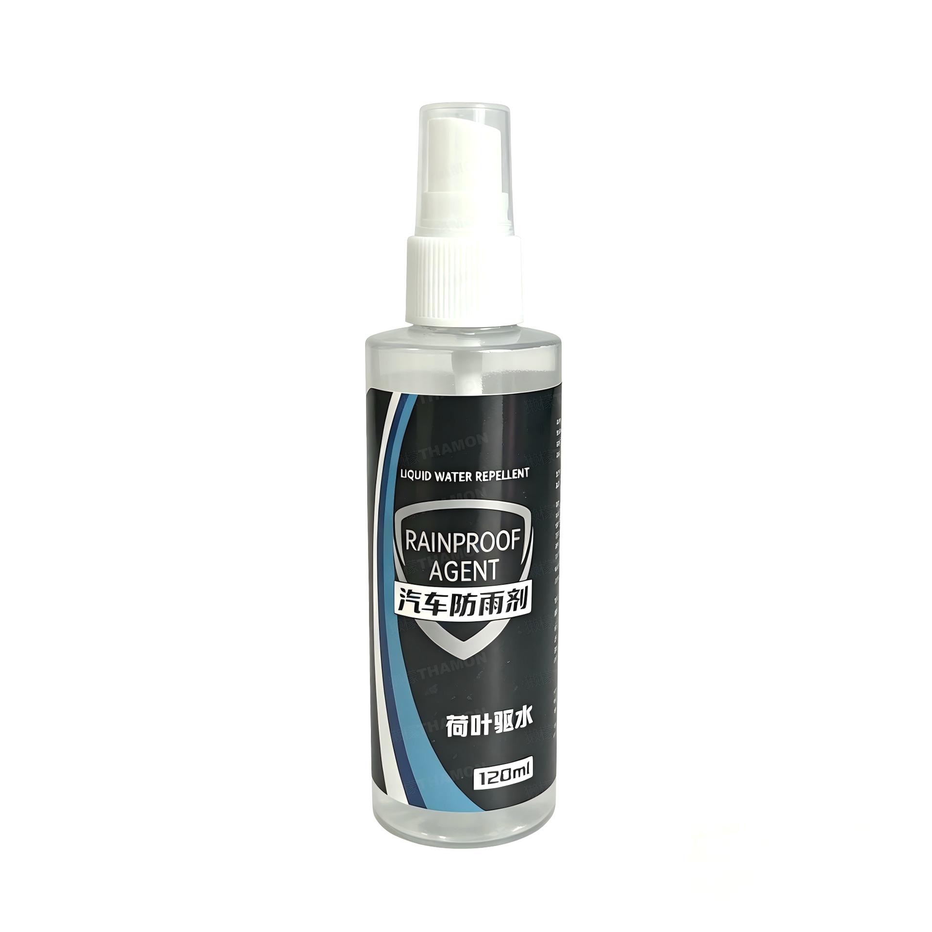 120ml Samochodowy Spray Przeciwdeszczowy Szyba Czołowa Lusterko Wodoodporna Powłoka Przeciwmgielna Jazda w Deszczu Czysty Widok 120ML black