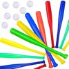 1pc 17.7inch Plastic Baseball Bat Red/Blue/Green Portable Durable Indoor & Outdoor Sports Training Goods YMY