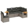 VidaXL Garden Lounge Set with Cushions 5 Pcs, Patio Sofas, Patio Furniture Set, Outdoor Furniture, Grey 3259218