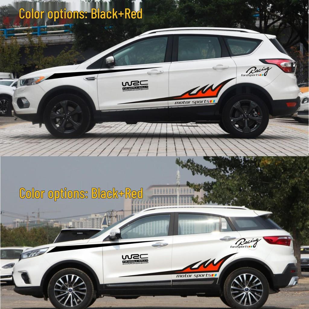 Ford Escape Body Decals: Waistline Color Strips & Territory Pinstripe Stickers