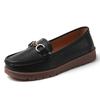 Women Moccasins Leather Shoes Driving Comfort Flats Casual Loafers Walking Maternity Shoes for Girl