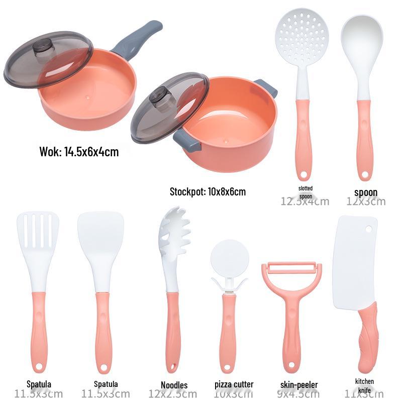 Kids' Play Kitchen Set: Cooking and Fruit Cutting Fun