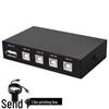 4-Port USB Switcher Printer Splitter: Share 1 Printer with 4 Computers