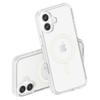 For iPhone 16 Magnetic Phone Case PC+TPU Scratch-Proof Cover Compatible with MagSafe