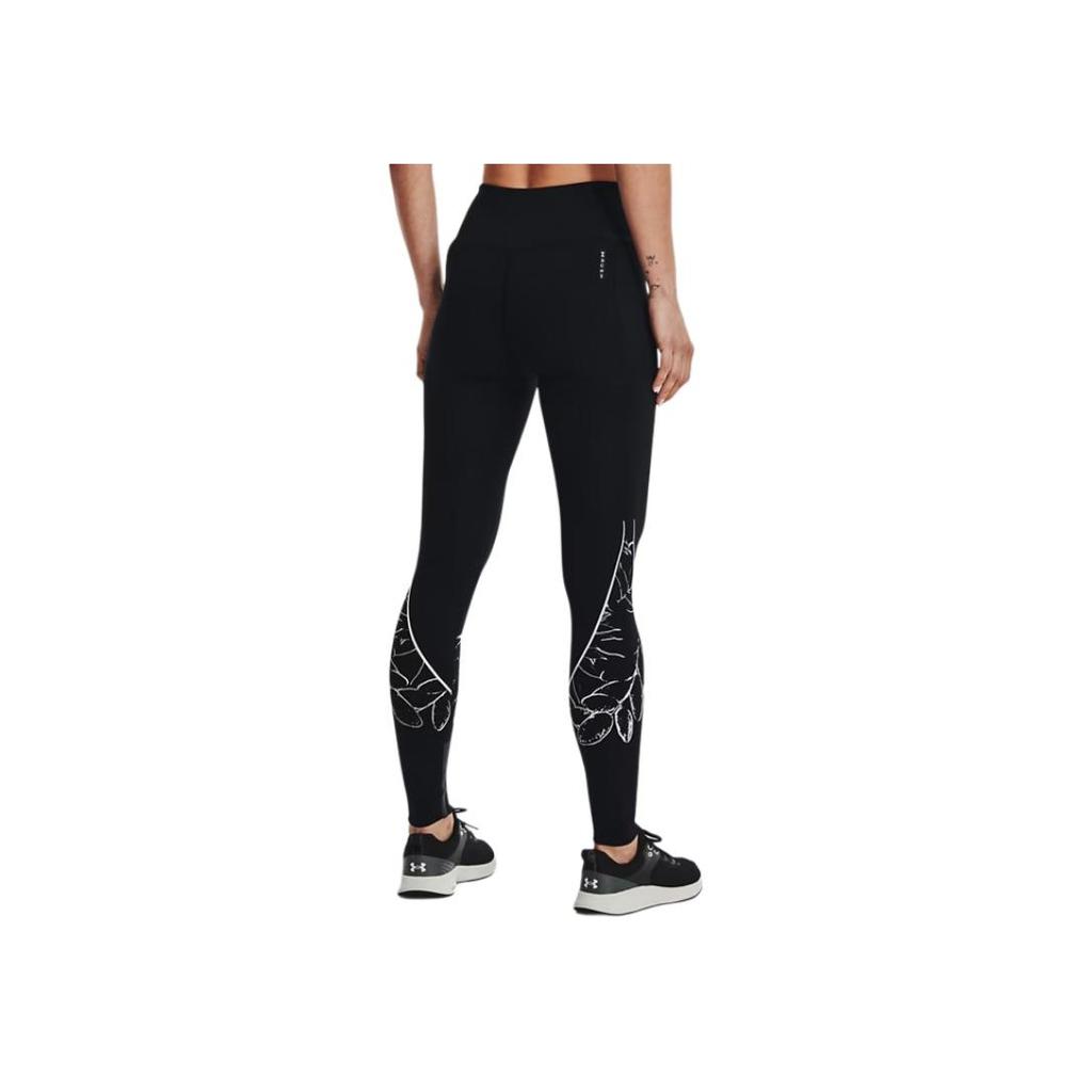 Under Armour SmartForm Rush Printed Training Leggings Women Bottoms Black 1367941-001