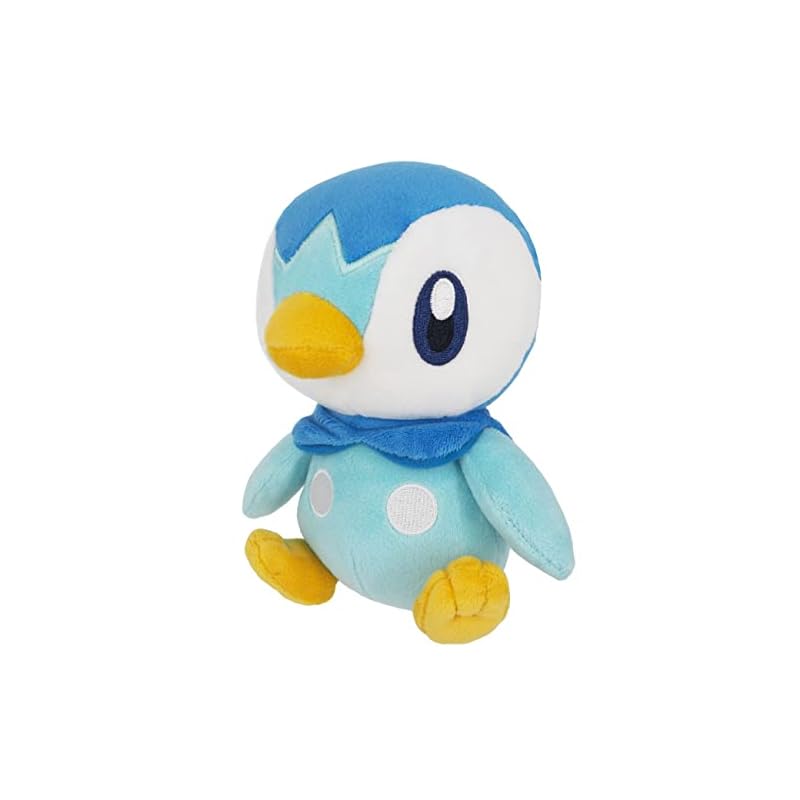 Sanei Boeki Pokémon ALL STAR COLLECTION Piplup (S) W10 x D12 x H15.5cm Plush Toy Pokémon PP89