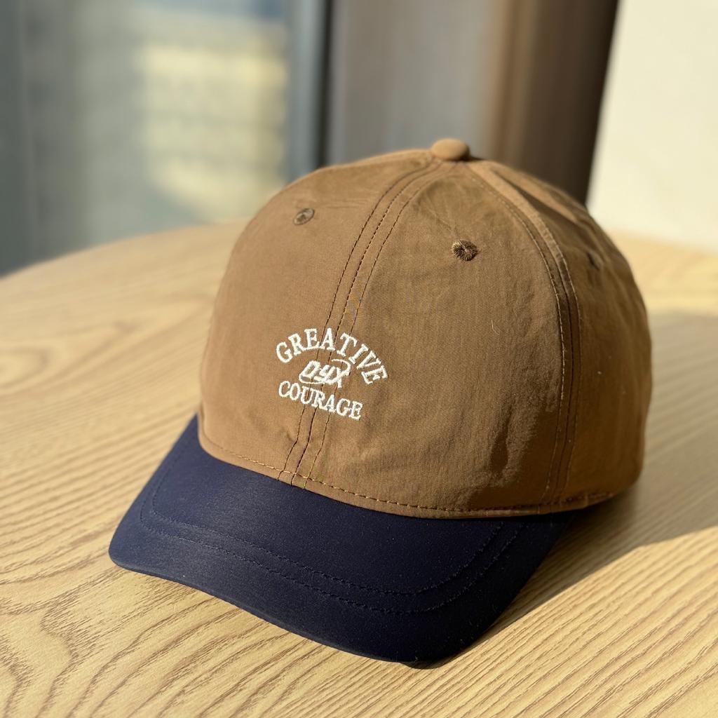 New American retro style soft-top baseball cap with contrasting colors and lettering, trendy for both men and women2026Large-cap size baseball cap