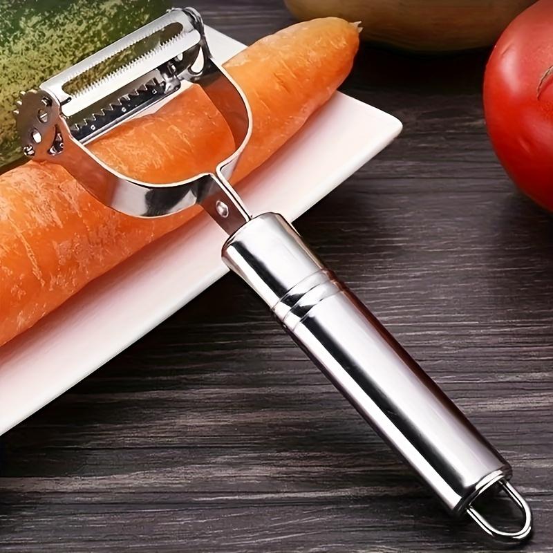 A Multifunctional Stainless Steel Fruit & Vegetable Peeler A Manual Slicer Grater And Chopper Kitchen Tools
