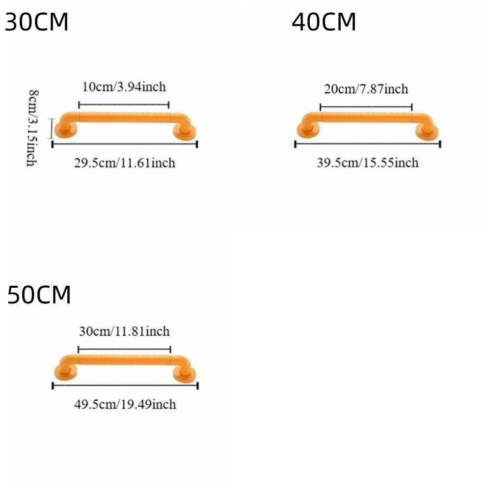 Anti-Slip Granules Bathroom Handrail Stainless Steel Toilet Handrail  Stairway Support