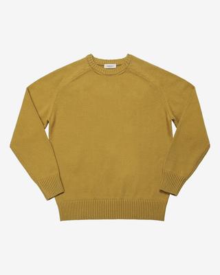 Solti Saddle Crew Neck Knit (Yellow)