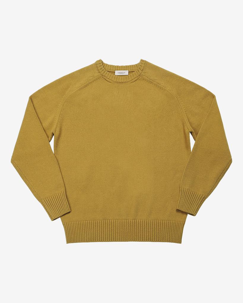 Solti Saddle Crew Neck Knit (Yellow)