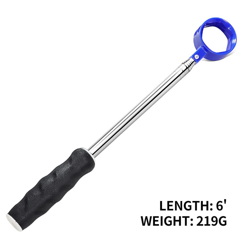 Golfs Ball Retriever Telescopic Balls Picker 6/9 Ft Grabber Scoop Nylon Cup Extendable Training Aids for Water