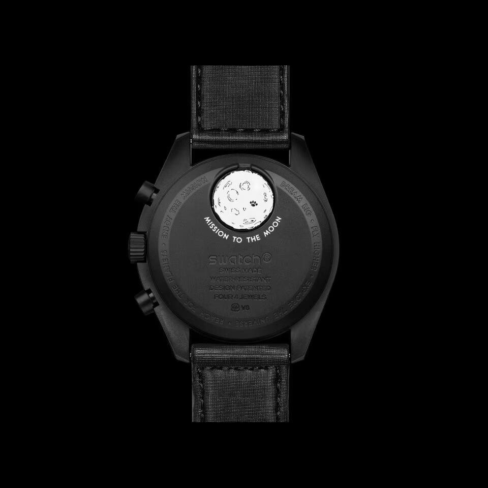 Swatch Reloj Negro para Hombre 42mm SO33B700 SO33B700