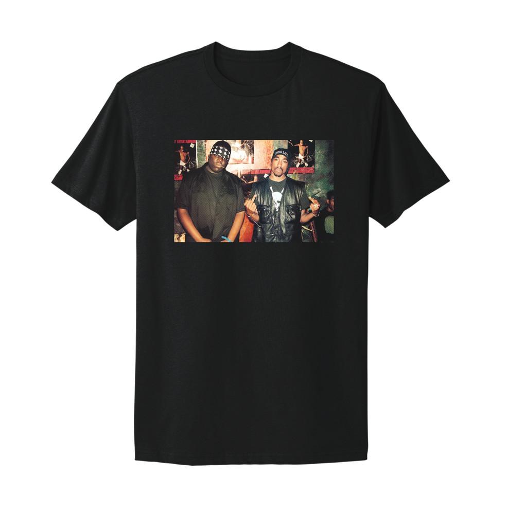 Футболка 2pac и Biggie, Футболка 2pac, Футболка B.I.G, Футболка Giggie Smallz, Унисекс Футболка, Графическая футболка S