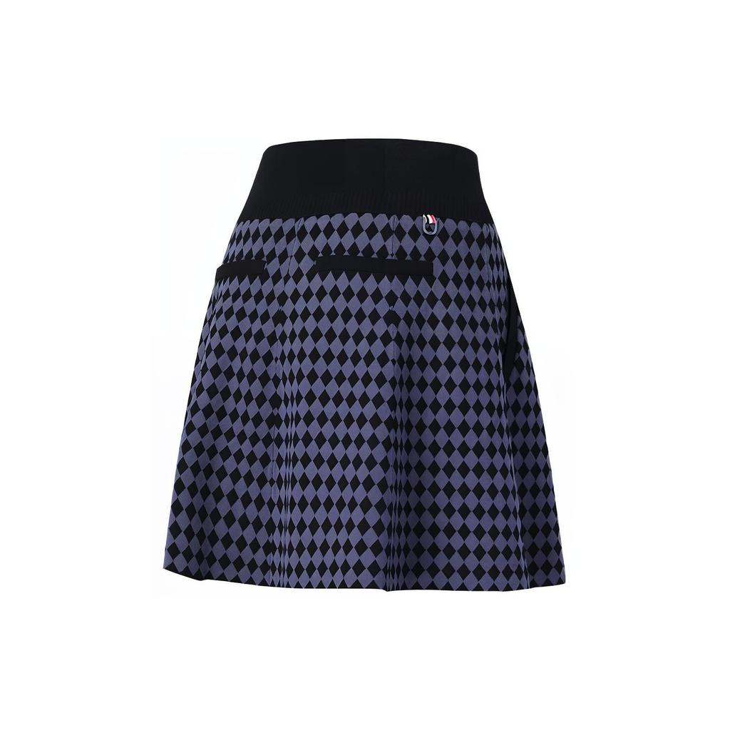 New FILA Golf Series Casual Short Skirts Women's Pitch Black A11W345304FBK