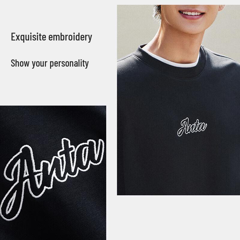 Anta Unisex Crewneck Pullover Sweatshirt