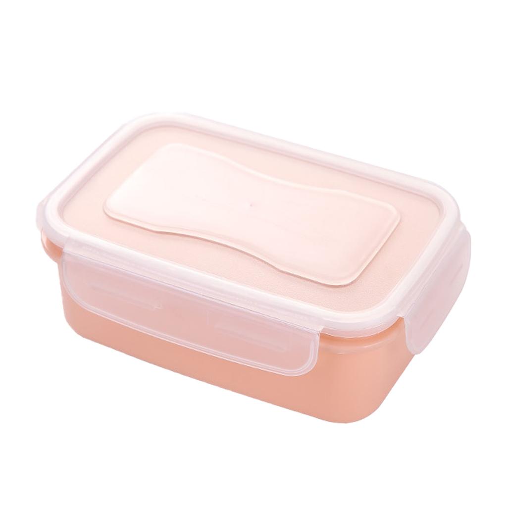 Food Storage Containers Bento Box Mini Refrigerator Organizer with Lid Rectangular Airtight Food