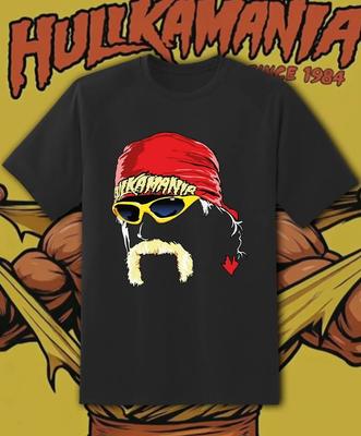 Hulk Hogan Gesicht, Hulkamania Shirt - Erwachsenen- & Jugendgrößen Bis 6XL Schneller Versand!!