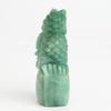 Natural Stone Aventurine Owl 71mm Interior Good Green Sculpture, Tall, One-of-a-Kind, Hand-Carved, Decor, Fortune, Wisdom, Healing, Stone,