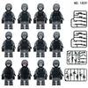Military Ghost Squad Building Blocks – Special Forces Soldier Mini Figures, DIY Tactical Army Toys with Equipment