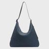 Borsa Tote da Donna in Vera Pelle Intrecciata a Mano in Pelle Bovina - Borsa a Spalla Versatile di Grande Capacità per il Pendolarismo