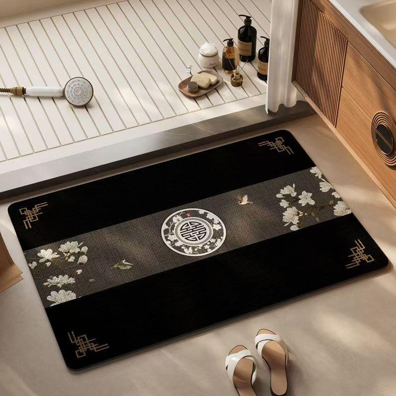 Bathroom Absorbent Diatom Mud Toilet Non-slip Doormat Toilet Toilet Floor Mat Toilet