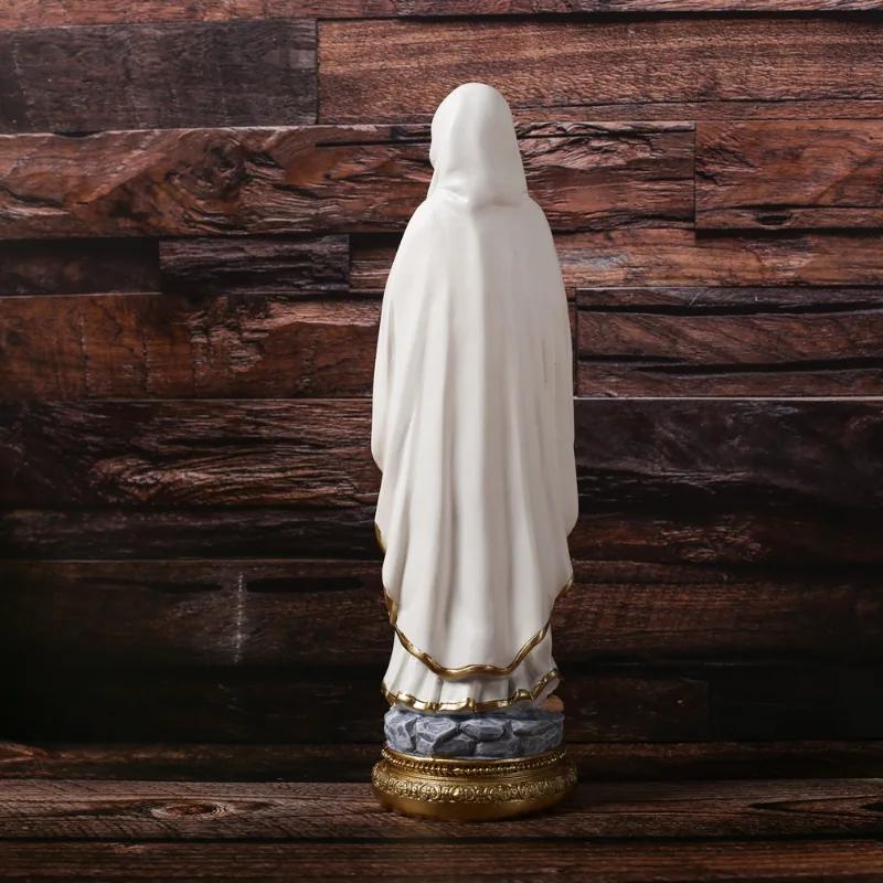 Virgin Mary Resin Statue - Religious Souvenir Interior Decoration Gift Jesus Religion Theme