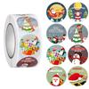 Christmas Stickers 1 Roll 500 Posts  Happy Faces Xmas Kids Stickers Decals For Toys Gifts Crafts Decorations