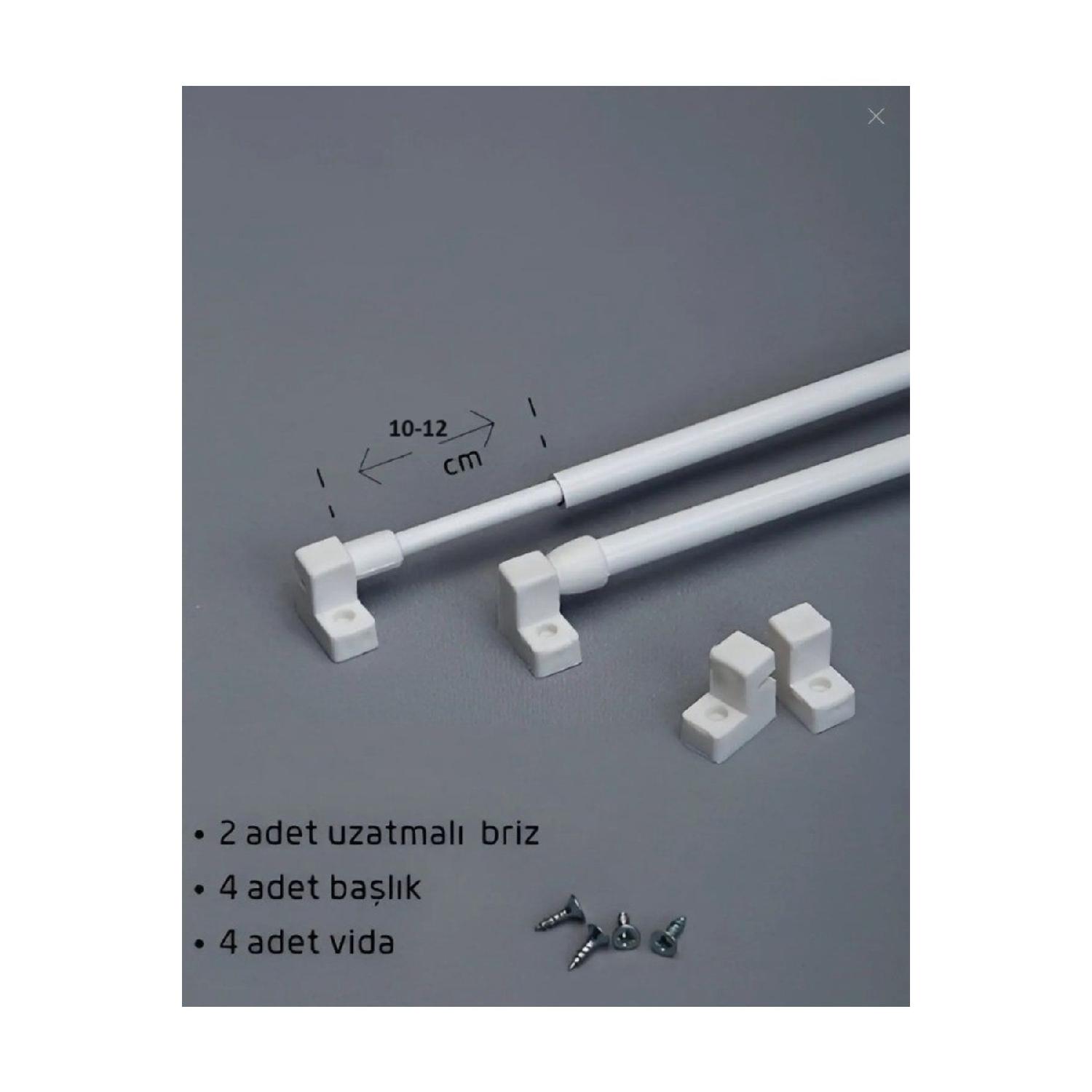 

Briz Rod Butterfly Curtain Rod 30 cm белый