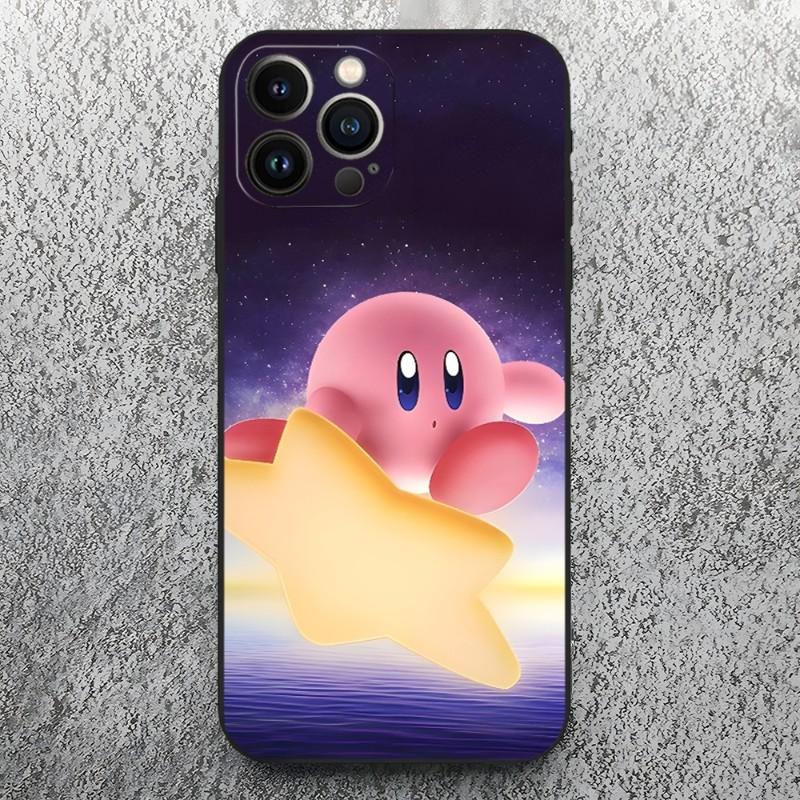 Cute Kirbys Phone Case For Iphone 14 Pro 13 Mini 11 12 Max Xr X Xs 7 8 6 Plus Shockproof Back Cover
