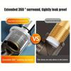 100pcs Faucet Leak Seal Gaskets Universal Hot Cold Sleeve Fittings Hose Rubber Drip Prevention