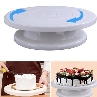 Decor Sugar Decorating Cupcake Kitchen Platform Baking Tools Rotating Cake Turntable Revolving Plate Display Stand