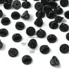 100 Piezas Traseras de Goma Negra para Pines de Solapa, Pasadores para Gemelos, Cierres para Insignias, Suministros y Accesorios para Hacer Joyería