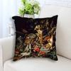 Retro Plant Flower Art Oil Painting Printed Pillow Case Home Decoration Bedroom Room Living Room Sofa Cushion Cover X