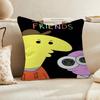 anime Smiling Friends Maple Design Cushion Cover Happy Autumn Harvest decor Holiday Decorati Pillow Cover