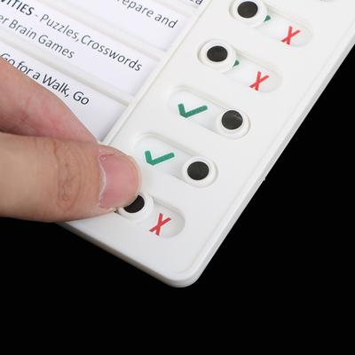 Memo Plastic Board Chore Chart Reusable Rv Checklist Daily Planner Behavior