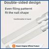 Stainless Steel Double-Sided Nail File Callus Care Tool Washable & Reusable with Pouch Ideal for Home or Salon Use