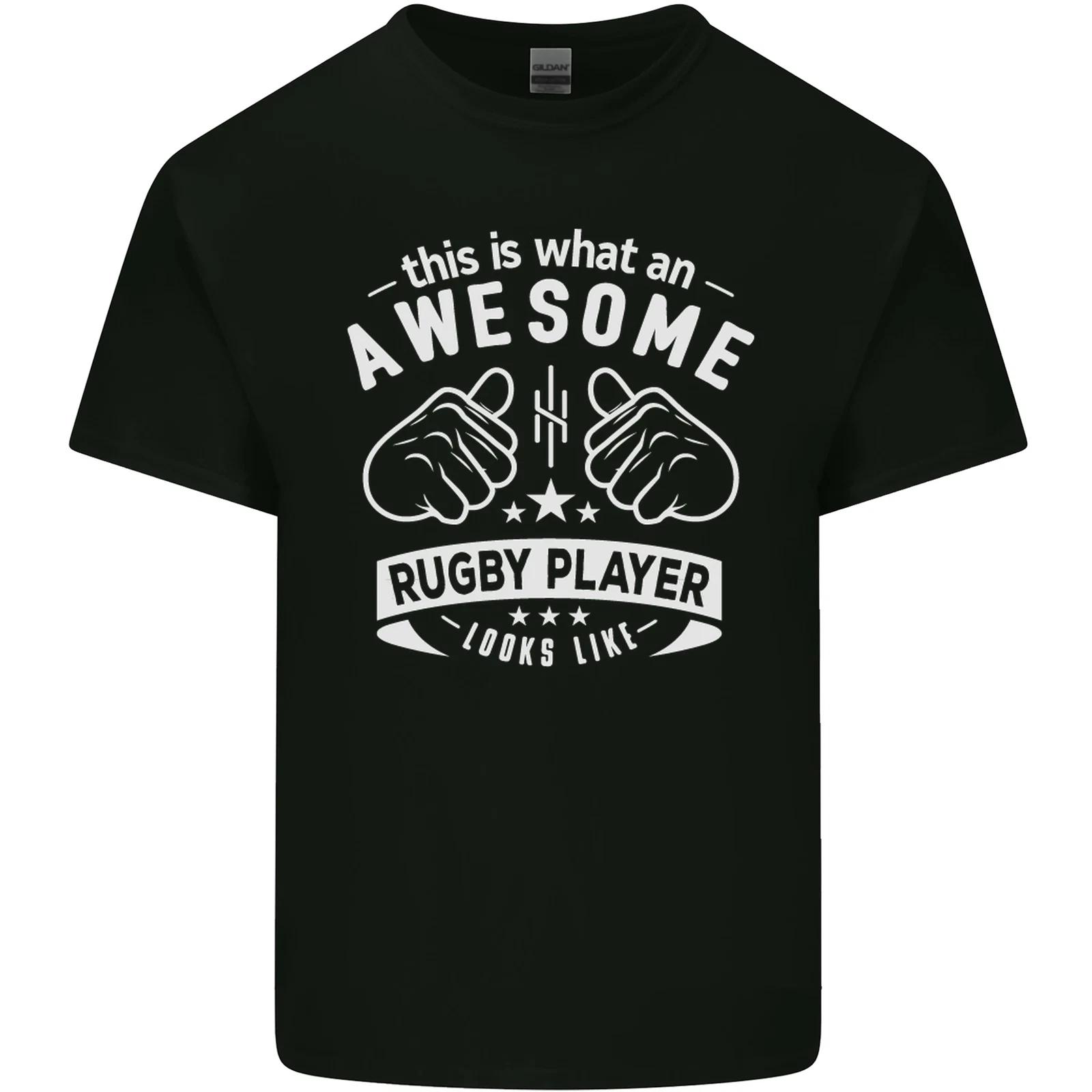An Awesome Rugby Player Looks Like Union Kids T-Shirt Childrens S