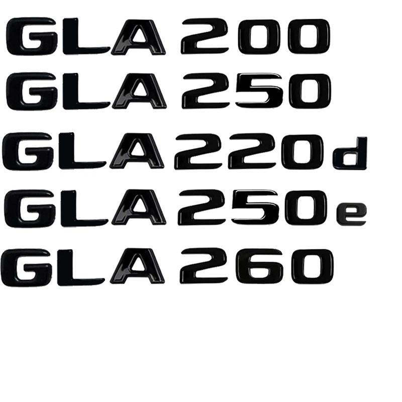 Car Tail Trunk Letters Logo Emblem Badge Sticker For GLA Class X156 H247 45 GLA250 GLA200 GLA220d GLA250e