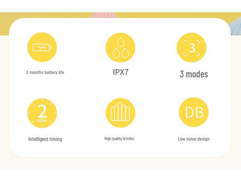 Xiaohongshu Girls Series: Optional Pattern Sonic USB Rechargeable Adult Electric Toothbrush