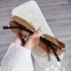 Luxury Rimless Sunglasses UV400 Protection Fashionable Retro Design for Holiday Vacation Fishing Cycling Personalized Sunnies