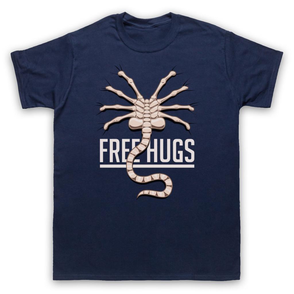 Trička 2025 se v létě dobře prodávají FREE HUGS ALIENS FACEHUGGER ALIEN SCI FI Sci-fi Tričko k filmu opačného pohlaví