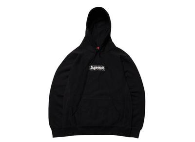 Supreme Bandana Box Logo Hooded Sweatshirt Black