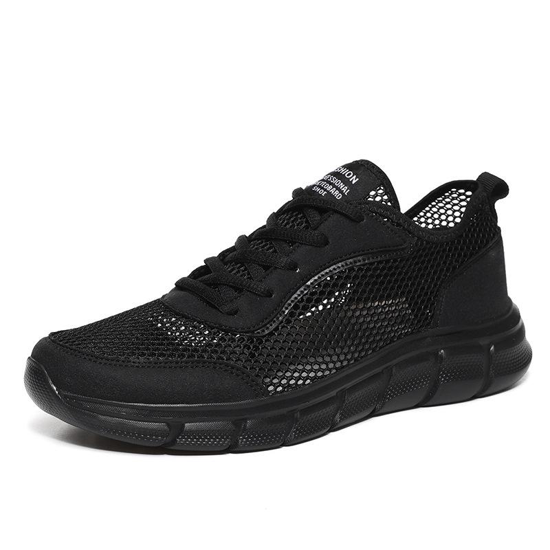

Men s shoes summer breathable thin mesh shoes new men s lace-up light casual shoes outdoor low-top sports shoes men 39
